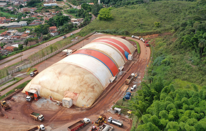 DVF covering a mining area